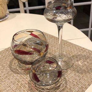 PartLite 3 piece  glass set